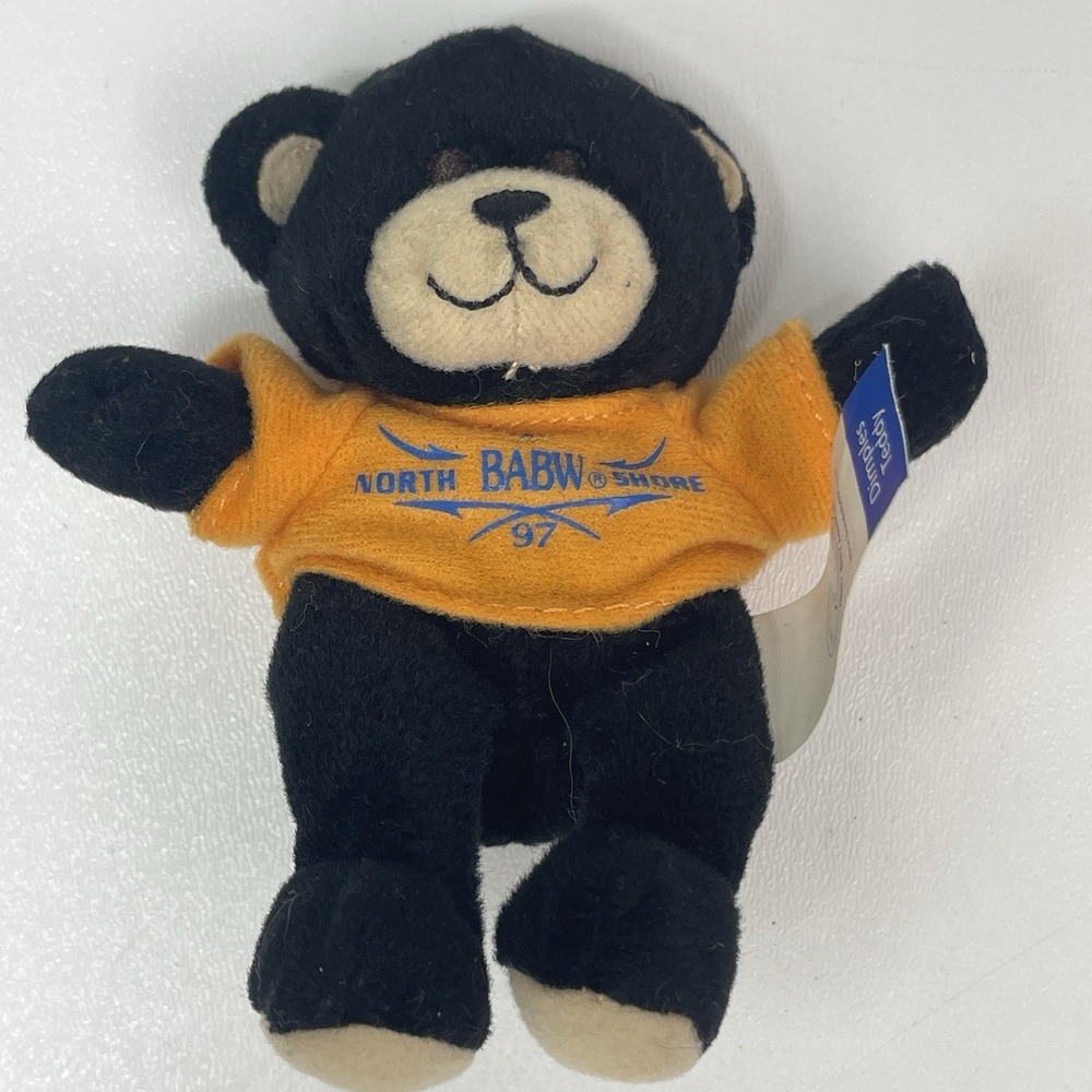 Vintage BABW North Shore Build A Bear Mini 4" Bear Plush STUFFED ANIMAL